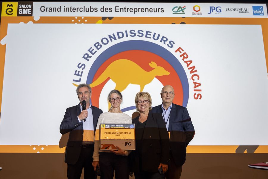 Les rebondisseurs Français, représentés par Claire Flin