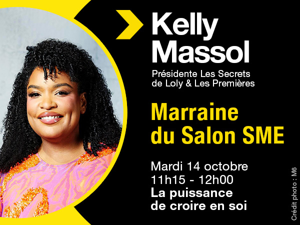 Kelly Massol, Marraine du Salon SME 2025