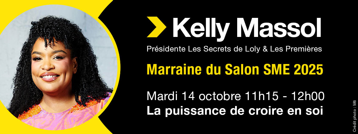 Kelly Massol, Marraine du Salon SME 2025